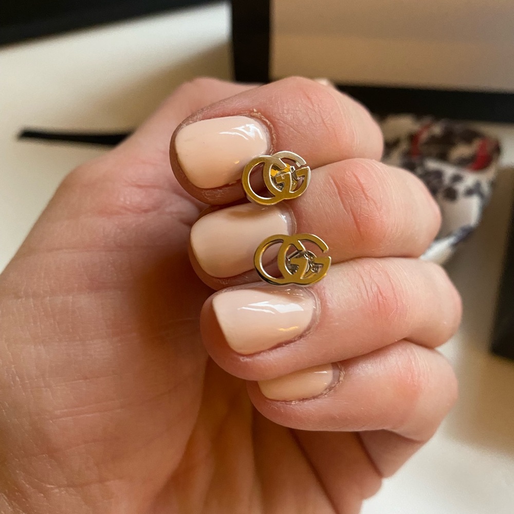 Gucci Stud Silver Earrings